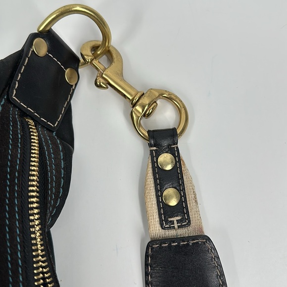 Vintage Coach Crescent Hobo- Black - Picture 11 of 16